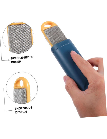 Cepillo de Lint Portátil Ipetboom Doble Cara para Mascotas 17cm Cepillo de Lint Portátil Ipetboom Doble Cara para Mascotas 17cm
