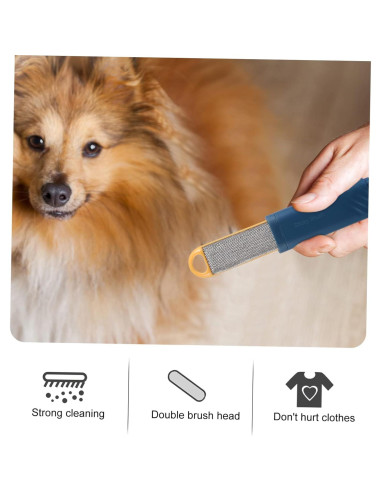 Cepillo de Lint Portátil Ipetboom Doble Cara para Mascotas 17cm