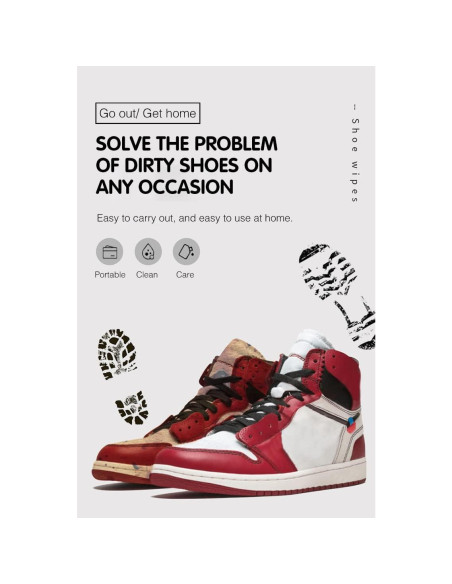 Toallitas Limpiadoras de Zapatos Doble Textura 100% Cuero