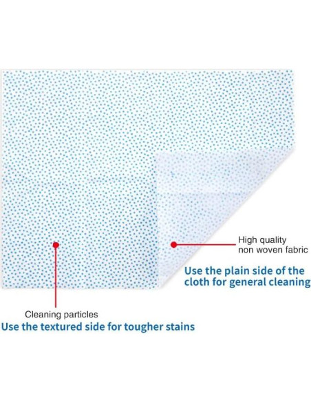 Toallitas Limpiadoras de Zapatos Doble Textura 100% Cuero