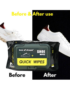 Toallitas para Zapatos Love of Dream - 60 Toallitas Desechables 2