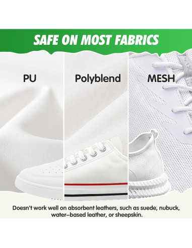 Limpiador de Zapatos en Espuma GLOWPOINT 200 ml Kit Completo