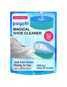 Kit de Limpieza de Zapatos Poychi - Cepillo y Esponja Ecológica