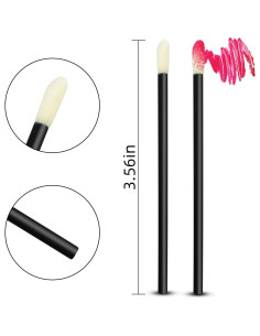 Paquete de 100 Pinceles Desechables de Labios Yuntop 2