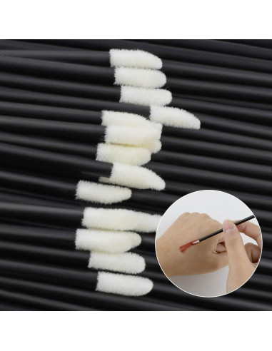 Paquete de 100 Pinceles Desechables de Labios Yuntop