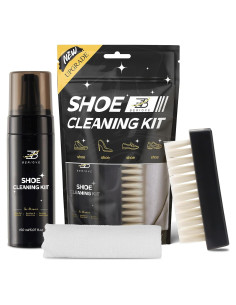Kit de Limpieza de Zapatos BERIOVE 150 ml Espuma Sin Agua