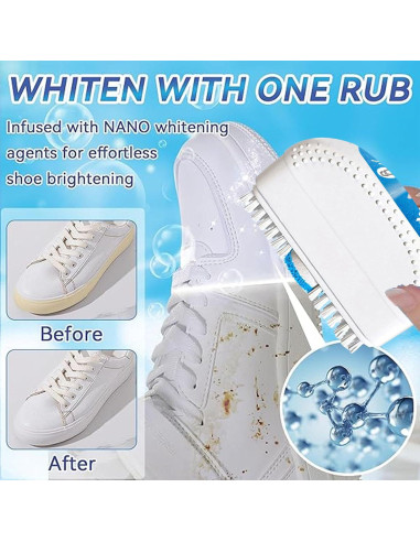 Limpiador de Zapatos ROFPM 3-en-1 Espuma 120ml - Sin Agua