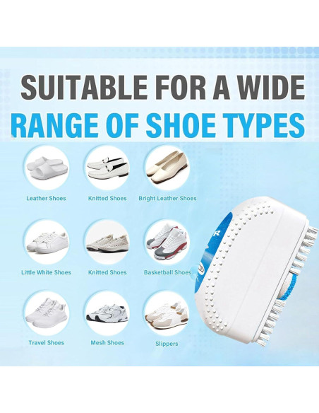 Limpiador de Zapatos ROFPM 3-en-1 Espuma 120ml - Sin Agua