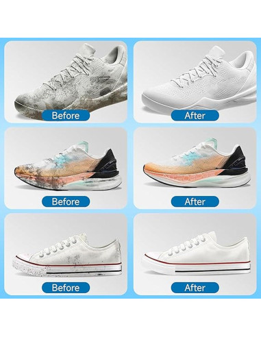 Limpiador de Zapatos ROFPM 3-en-1 Espuma 120ml - Sin Agua