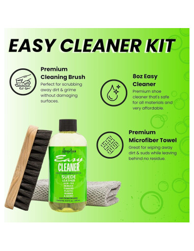 Kit de Limpiador de Zapatos Angelus - 236.6 ml - Multiusos