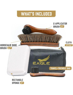 Kit de Cuidado de Cuero Eagle - 5 Piezas para Zapatos y Accesorios 2