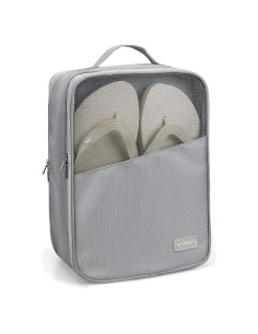 Bolsa de Viaje para Zapatos Emissary - Impermeable, 3 Pares, Gris