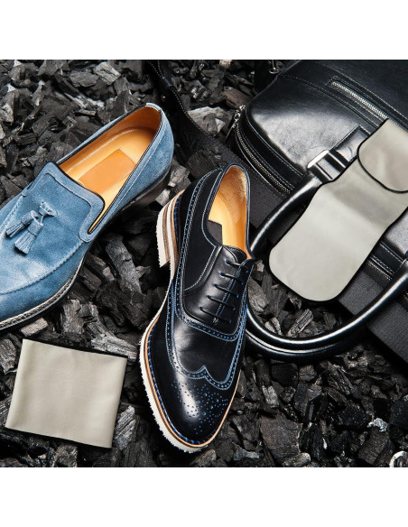 Paño para Pulir Zapatos Faccito 4 Piezas 50x12 cm Suede