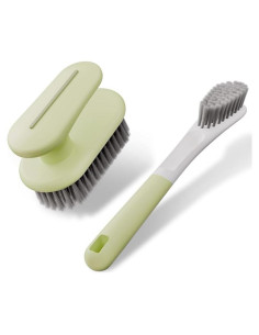 Cepillo de Limpieza para Zapatos fvpxuus - 2 Pcs Mango Largo