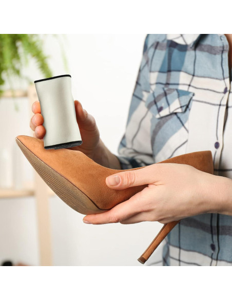 Paño para Pulir Zapatos Faccito 4 Piezas 50x12 cm Suede