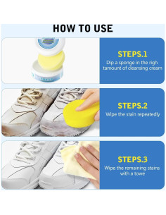 Crema Limpiadora Multifuncional Carrie Rowe 2PCS para Zapatos 2