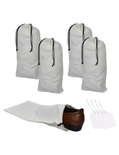Bolsas para Zapatos de Viaje GONGKANGYUAN - Paquete de 4