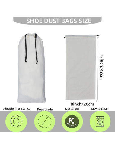 Bolsas para Zapatos de Viaje GONGKANGYUAN - Paquete de 4