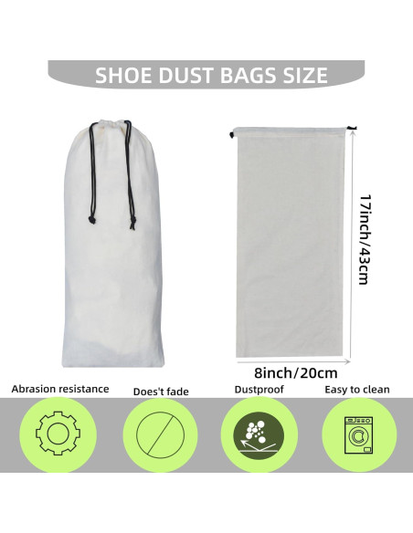 Bolsas para Zapatos de Viaje GONGKANGYUAN - Paquete de 4