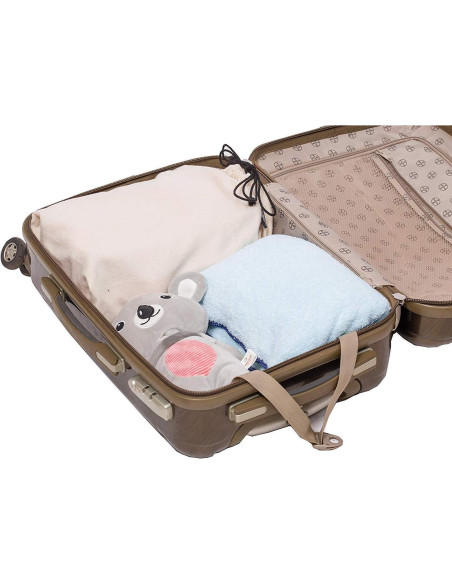 MISSLO Set de 3 Bolsas de Almacenamiento Algodón S 42x32cm