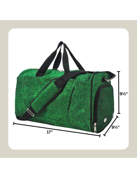 Bolsa de Deporte NGIL Glitter Cheer Verde 43x24x24 cm