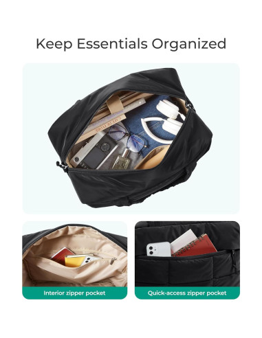 Bolsa de Gimnasio BAGSMART 23L Acolchada Resistente al Agua Camel