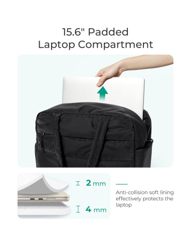 Bolsa de Gimnasio BAGSMART 23L Acolchada Resistente al Agua Camel