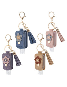 Set 4 Llavero Botellas Vacías 30ml Josojoou Rosa