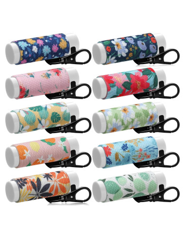 Sureio Soporte para Labial Llavero Clip 10 Piezas Estilo Vintage