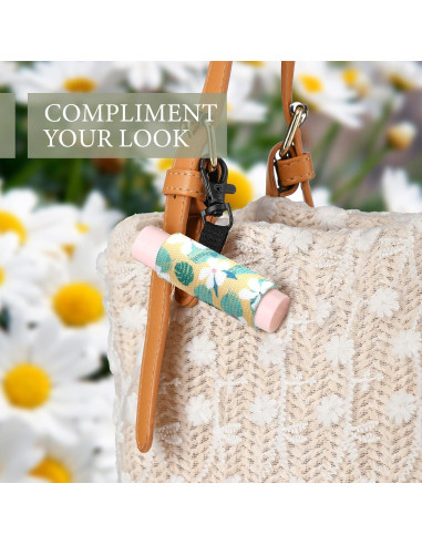 Sureio Soporte para Labial Llavero Clip 10 Piezas Estilo Vintage