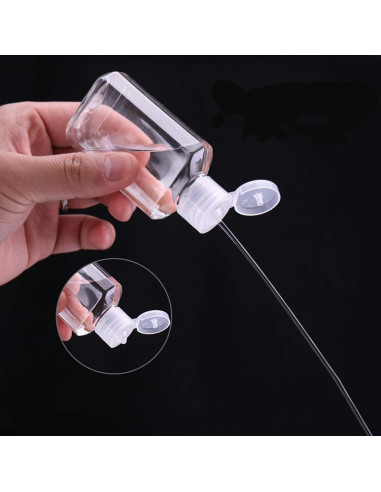 5 Botellas Vacías de 60ml VOKY a Prueba de Fugas para Viaje