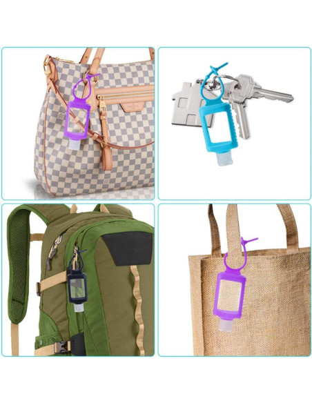 5 Botellas Vacías de 60ml VOKY a Prueba de Fugas para Viaje