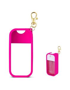 Funda de Silicona Rosa Brillante Touchland 59.15 ML con Llavero