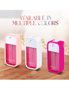 Funda de Silicona Rosa Brillante Touchland 59.15 ML con Llavero 2