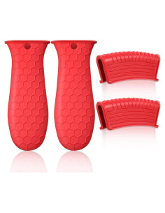 Funda de Mango de Silicona Patelai - 4 Piezas Antideslizantes