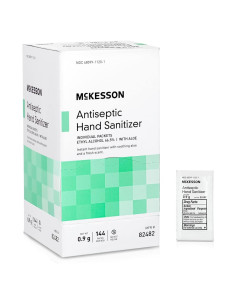 Gel desinfectante de manos McKesson con aloe 9g - 144 unidades