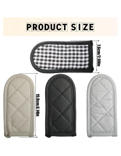 4 Fundas para Mangos de Sartén de Hierro Fundido Motroce 2