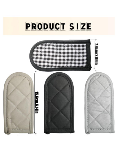 4 Fundas para Mangos de Sartén de Hierro Fundido Motroce