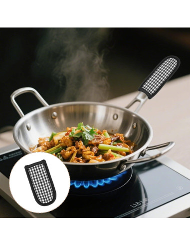 4 Fundas Resistentes al Calor para Mangos de Sartenes Psyqtsuary