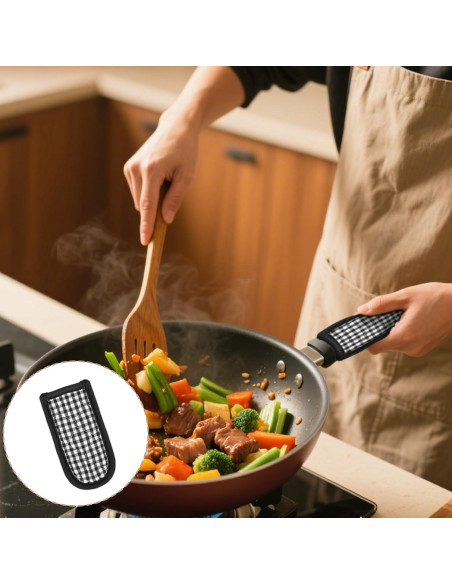 4 Fundas Resistentes al Calor para Mangos de Sartenes Psyqtsuary