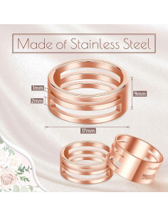 Hicarer 2 Piezas Abridores de Anillos de Salto Acero Inoxidable 2