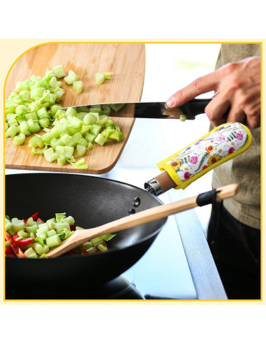 Patelai 8 Fundas para Mangos de Sartén de Hierro Fundido