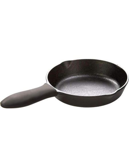 Funda de Mango de Silicona Antideslizante 6 Pcs Negro