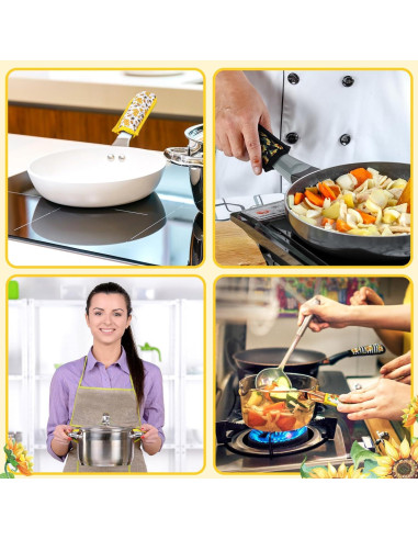 Patelai 8 Fundas para Mangos de Sartén de Hierro Fundido