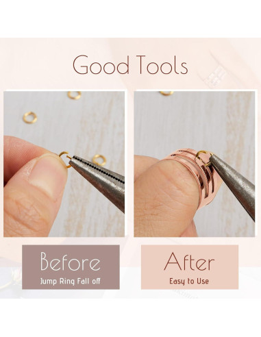 Hicarer 2 Piezas Abridores de Anillos de Salto Acero Inoxidable