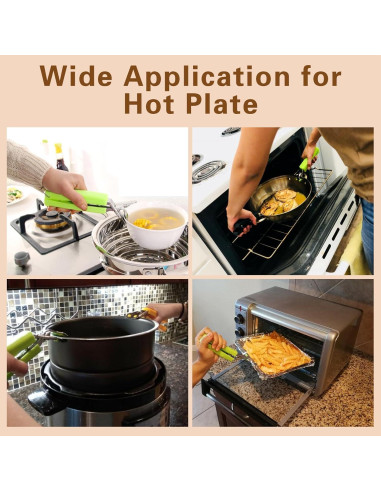 Set de 2 Pinzas Sujetadores de Platos Calientes Bonison