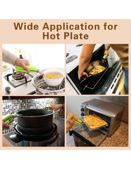 Set de 2 Pinzas Sujetadores de Platos Calientes Bonison