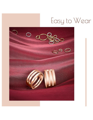 Hicarer 2 Piezas Abridores de Anillos de Salto Acero Inoxidable