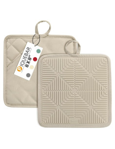 Agarraderas Resistentes al Calor PIQUEBAR 21.8x21.8cm 2 Pzas