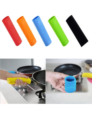 Funda de Mango de Silicona MroMax 15.5cm Antideslizante 2Pcs